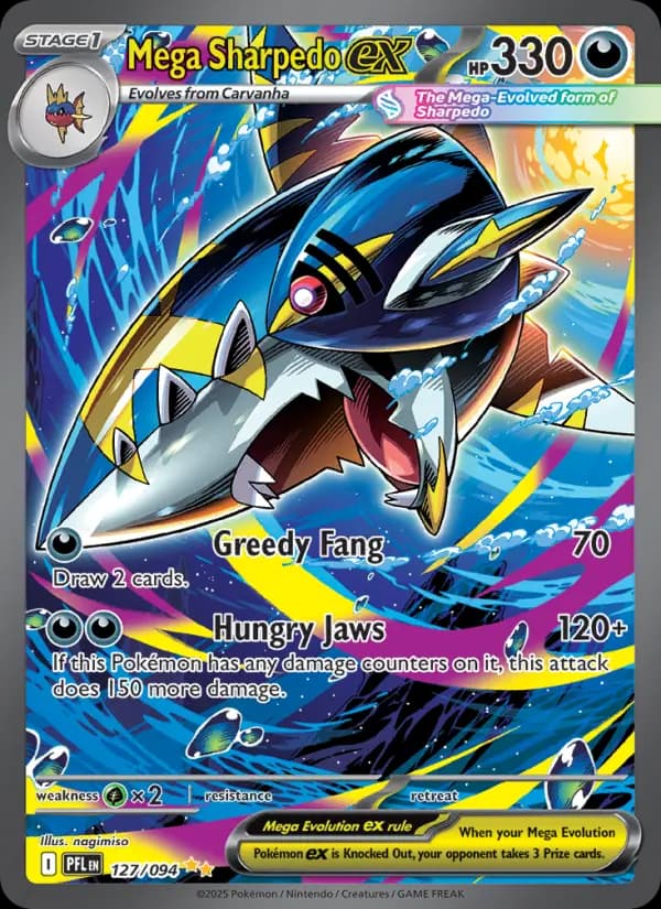 Mega Sharpedo ex