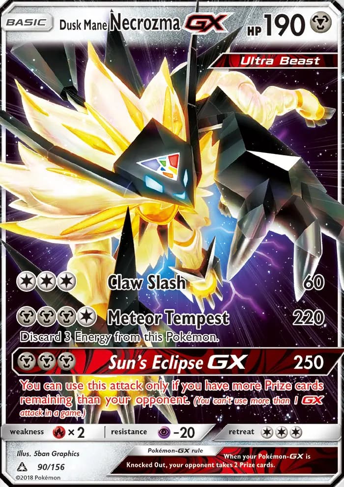 Dusk Mane Necrozma GX