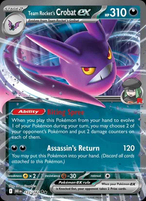 Team Rocket's Crobat ex