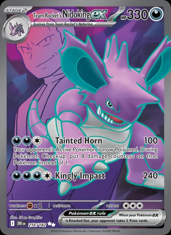 Team Rocket's Nidoking ex