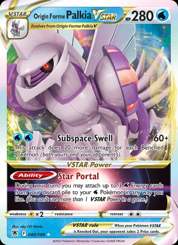 Origin Forme Palkia VSTAR