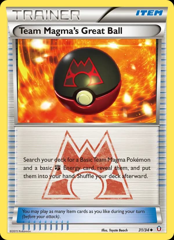 Team Magma's Great Ball